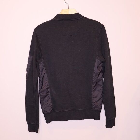 Zara Man Black Bomber Jacket Sz S - Picture 3 of 7